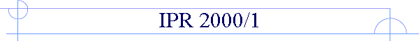 IPR 2000/1