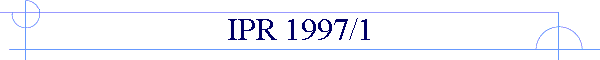IPR 1997/1